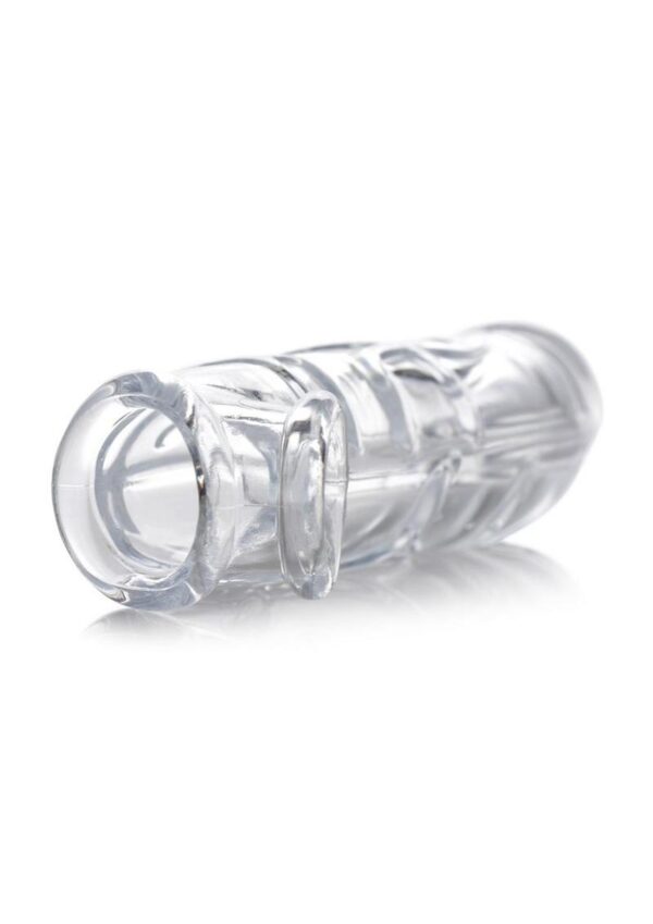 Size Matters Penis Extender Sleeve 2in - Clear - Image 3