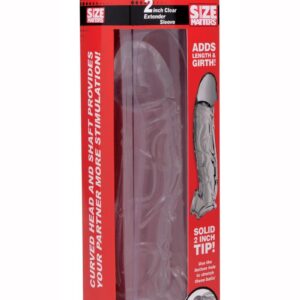 Size Matters Penis Extender Sleeve 2in - Clear