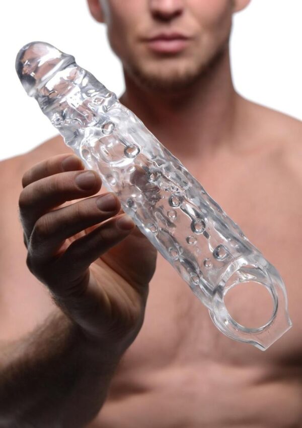 Size Matters Penis Extender Sleeve 3in - Clear - Image 4