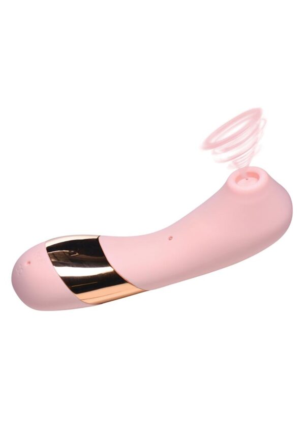 Inmi Shegasm Tickle Tickling Stimulator with Suction - Pink - Image 2