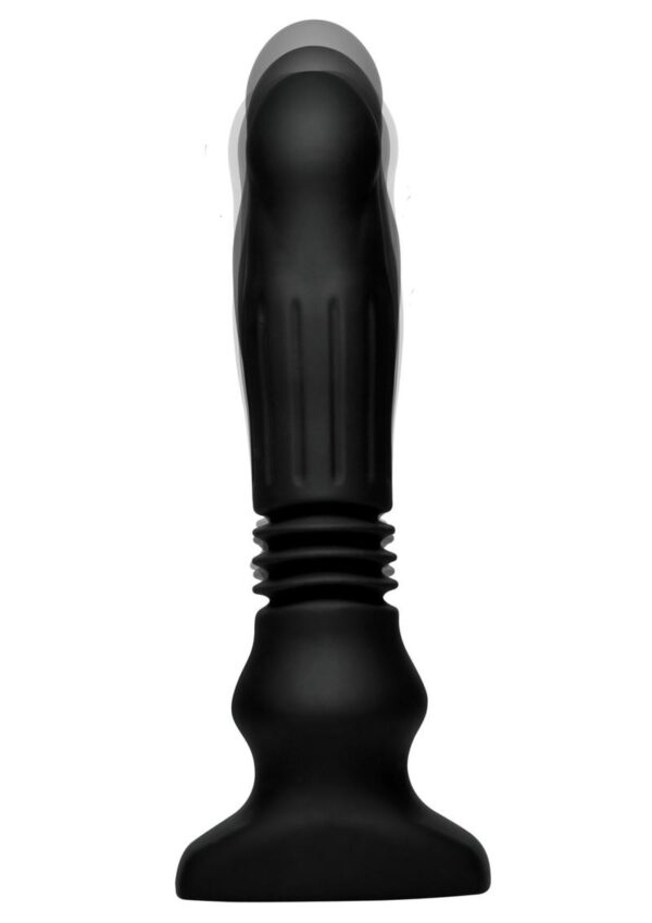 Thunder Plugs Silicone Swelling and Thrusting Plug with Remote Control - Black - Image 2