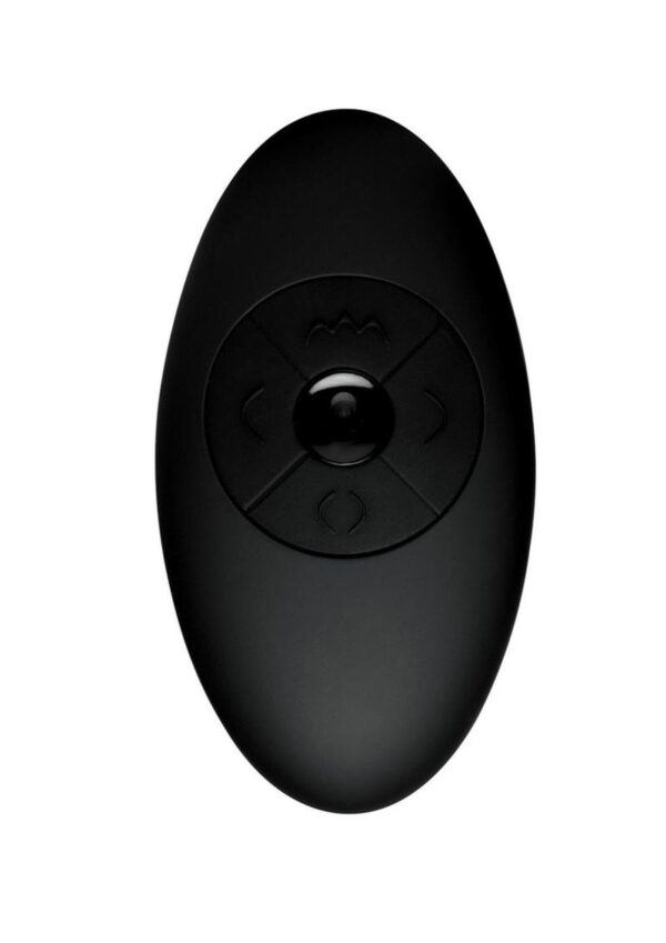 Thunder Plugs Silicone Swelling and Thrusting Plug with Remote Control - Black - Image 3