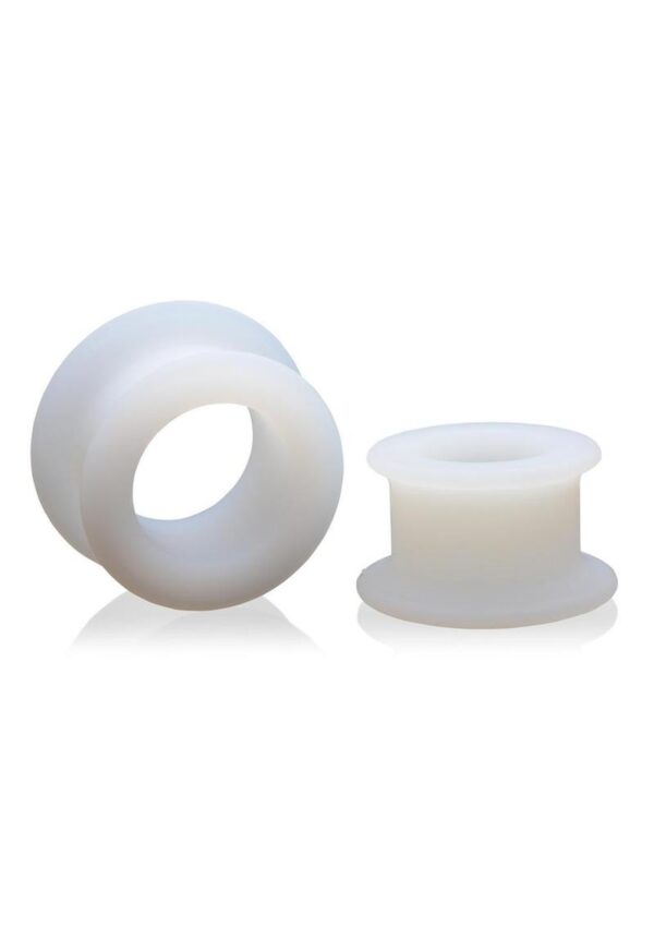 Master Series Stretch Master 2 Piece Training Silicone Ass Grommet Set - White - Image 2