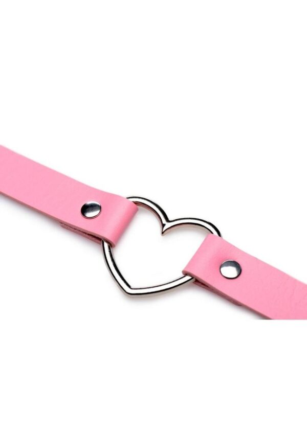 Master Series Heart Choker Necklace - Pink - Image 3