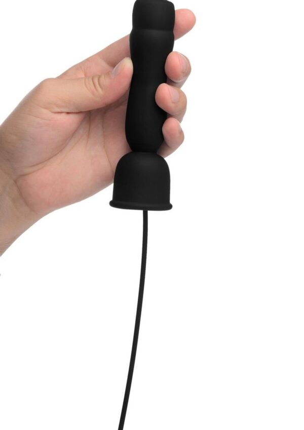 Trinity Men Penis Head Teaser with Uretheral Insert - Black - - Image 3