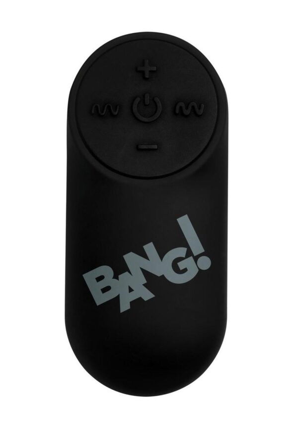 Bang! Vibrating Bullet with Remote Control - Black - Image 3