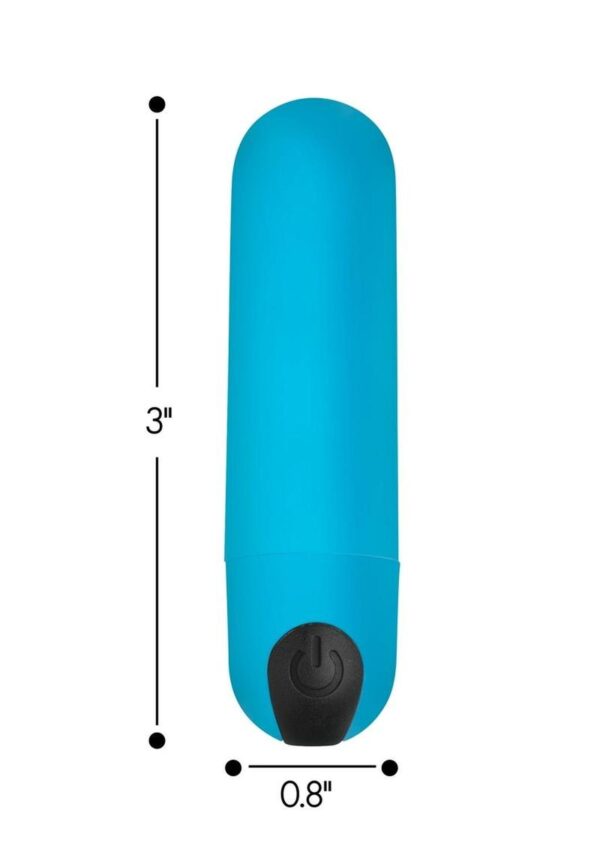 Bang! Vibrating Bullet with Remote Control - Blue - Image 4