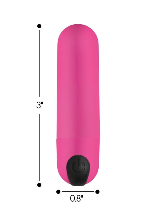 Bang! Vibrating Bullet with Remote Control - Pink - Image 4