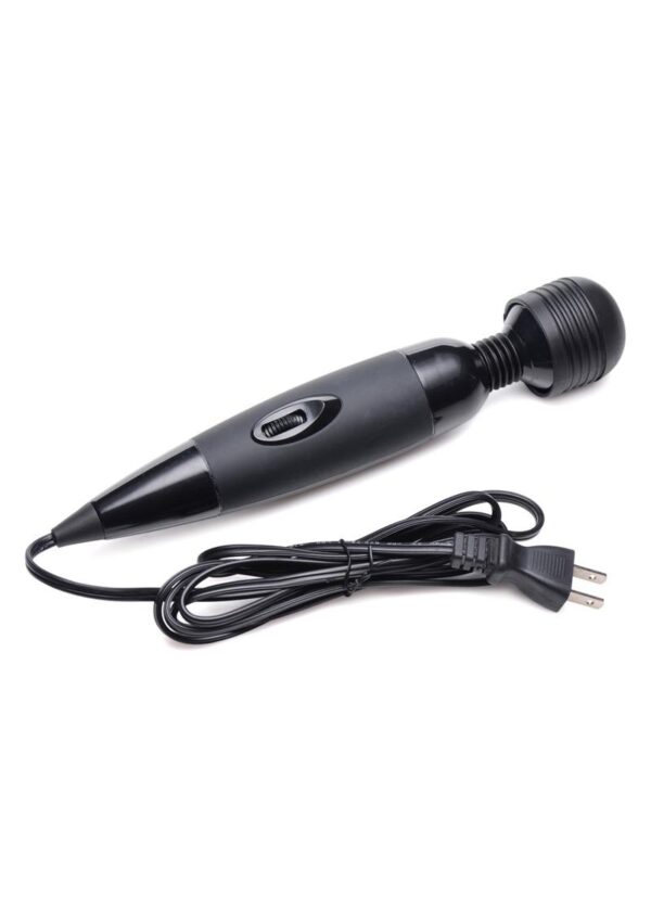 Wand Essentials Wander Wand Vibrating Multi-Speed Travel Size Wand - Black - Image 2