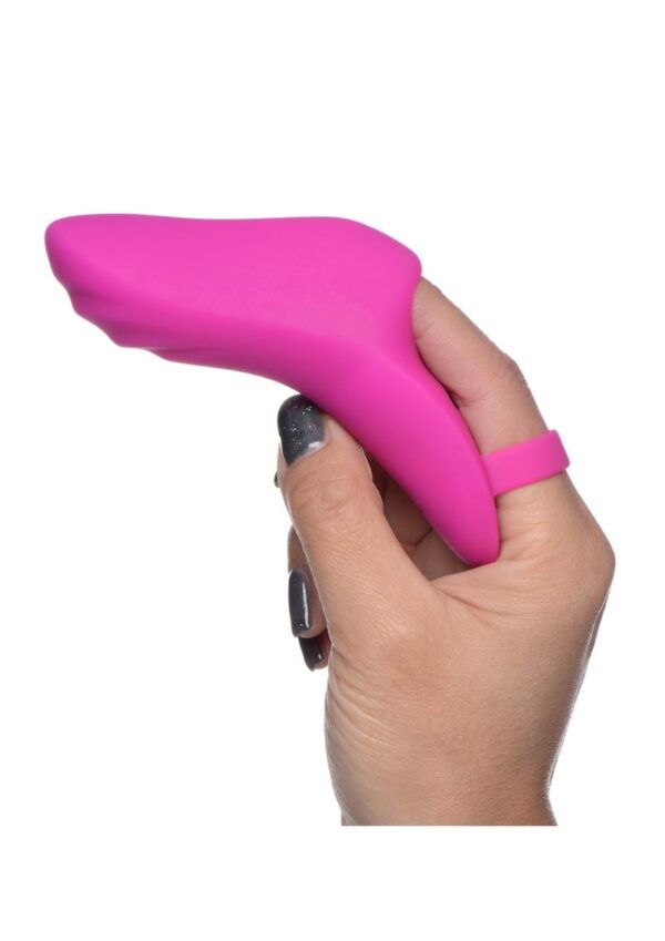 Frisky 7X Finger Bang`her Pro Silicone Rechargeable Finger Vibrator - Pink - Image 3