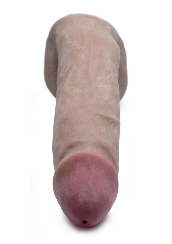 Loadz Dual Density Squirting Dildo 8in - Chocolate - Image 4