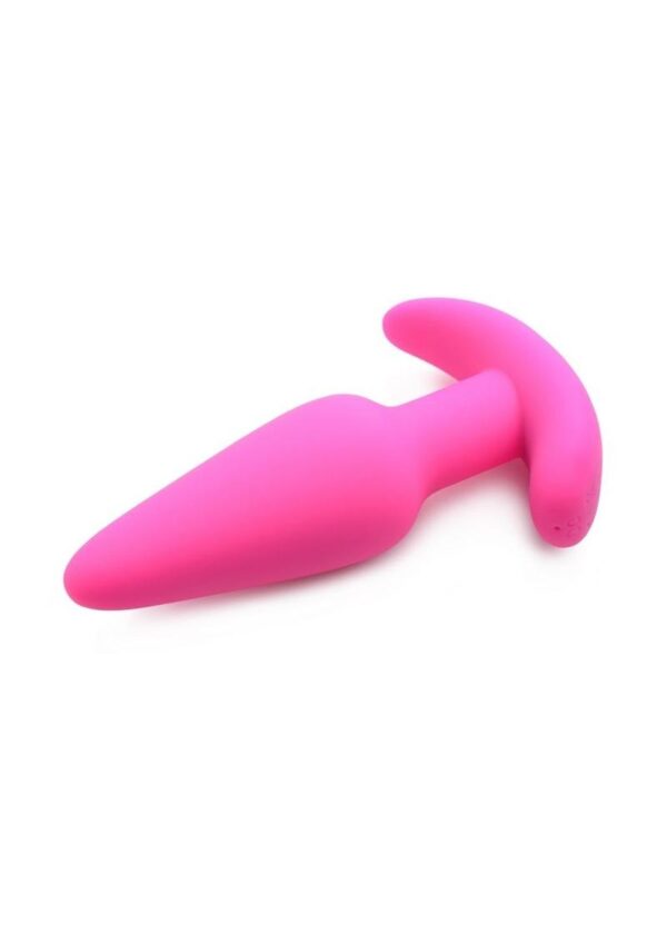 Bang! 21x Vibrating Silicone Rechargeable Butt Plug with Remote Control - Pink - Image 4