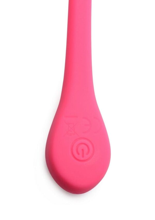 Bang! 28x Plush Silicone Rechargeable Egg with Remote Control - Pink - Image 3