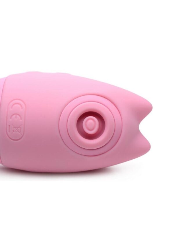 Inmi Shegasm Kitty Licker 5X Silicone Rechargeable Clit Stimulator - Pink - Image 3