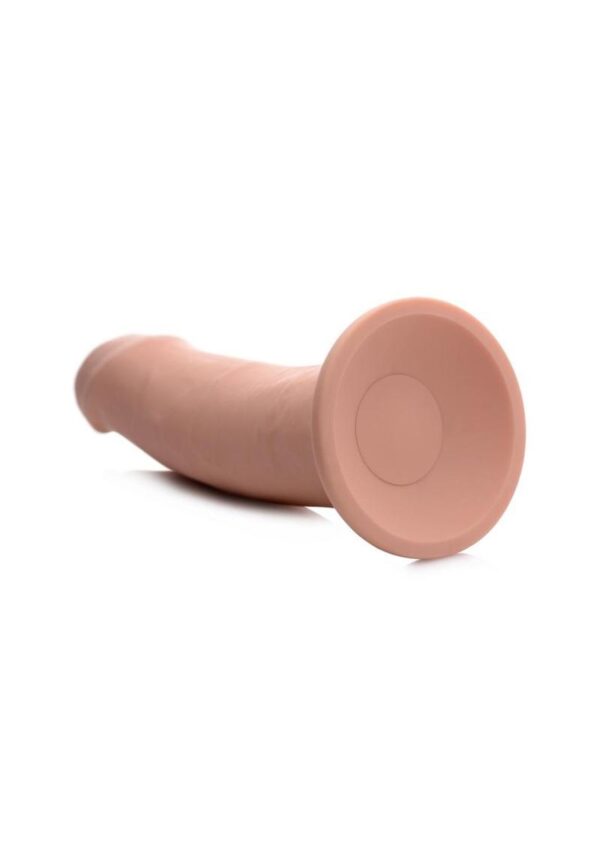 Swell 7X Inflatable and Vibrating Silicone Rechargeable Dildo with Remote Control 7in - Vanilla - Image 4
