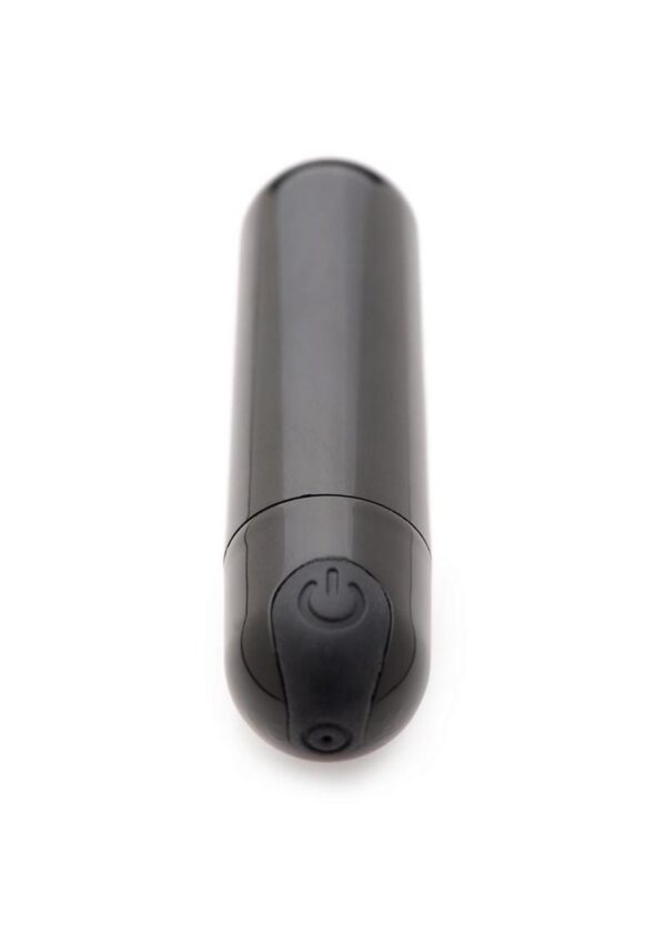 Bang! 10X Vibrating Metallic Rechargeable Bullet Vibrator - Black - Image 4