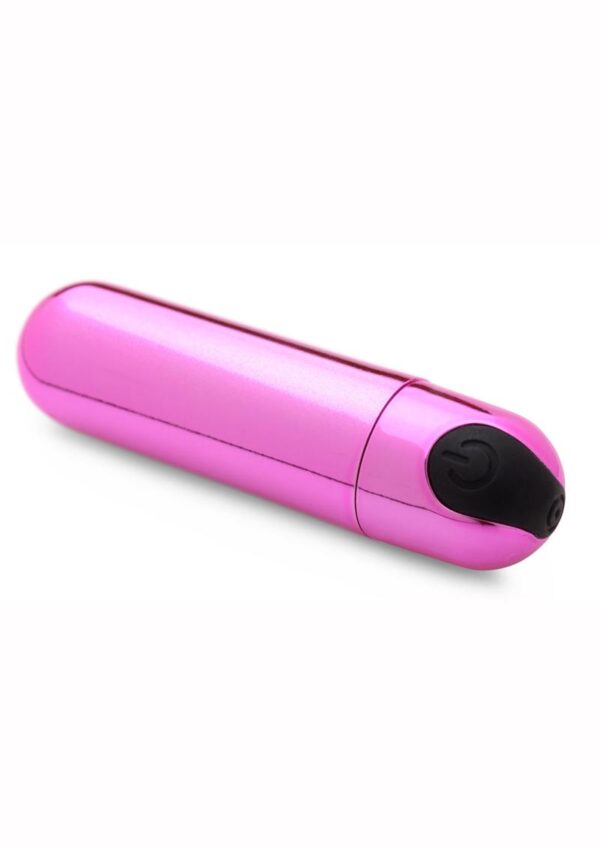 Bang! 10X Vibrating Metallic Rechargeable Bullet Vibrator - Pink - Image 2
