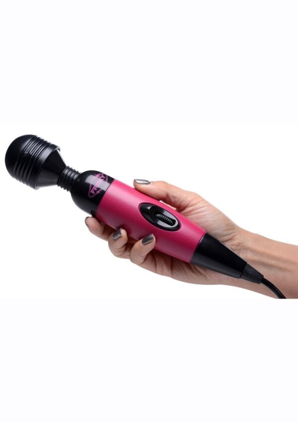 Frisky Playful Pleasure Plug In Wand Massager - Pink - Image 3