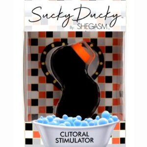 Inmi Shegasm Sucky Ducky Silicone Rechargeable Clitoral Stimulator - Black
