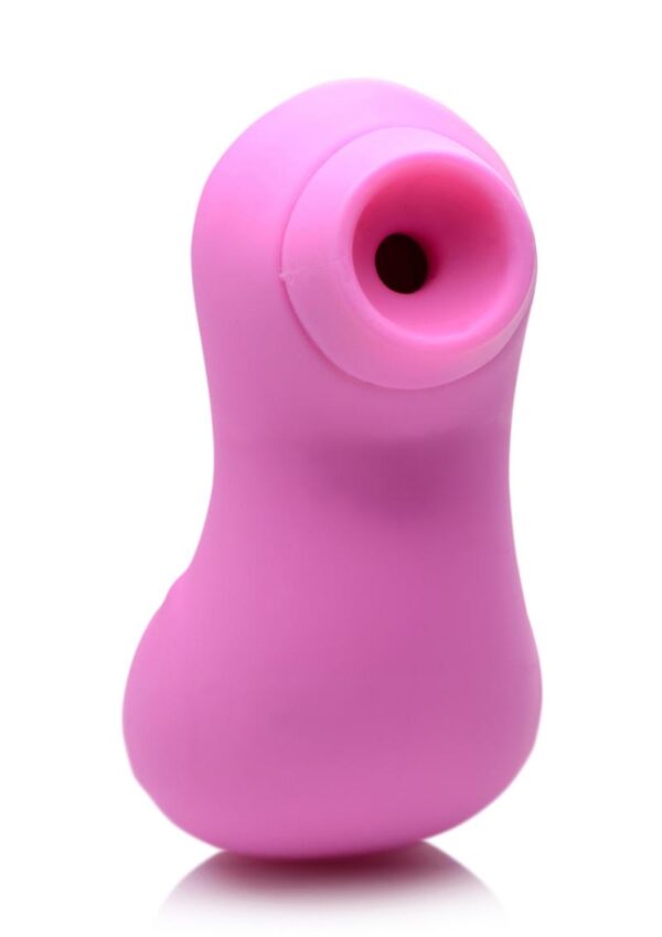 Inmi Shegasm Sucky Ducky Silicone Rechargeable Clitoral Stimulator - Pink - Image 2