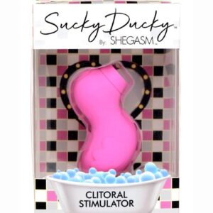 Inmi Shegasm Sucky Ducky Silicone Rechargeable Clitoral Stimulator - Pink