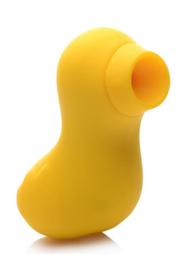 Inmi Shegasm Sucky Ducky Silicone Rechargeable Clitoral Stimulator - Yellow - Image 2