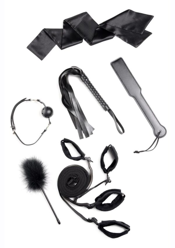 Strict Bed Bondage Restraint Kit (set of 6) - Black - Image 2