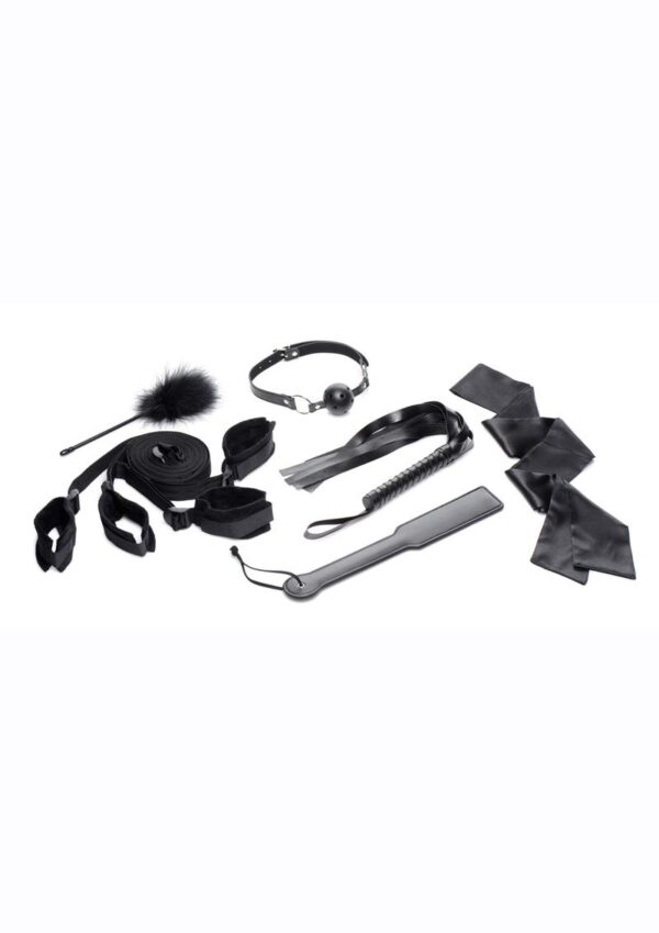 Strict Bed Bondage Restraint Kit (set of 6) - Black - Image 3