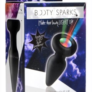 Booty Sparks Silicone Light-Up Anal Plug - Small