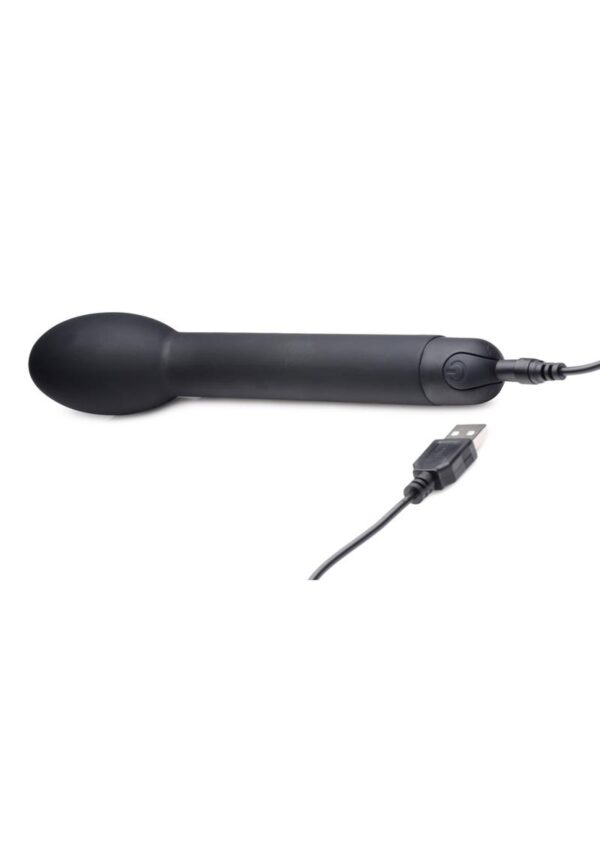 Bang! 10X Rechargeable Silicone G-Spot Vibrator - Black - Image 4