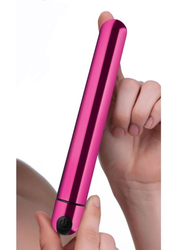 Bang! 10X Slim Metallic Rechargeable Bullet - Pink - Image 3