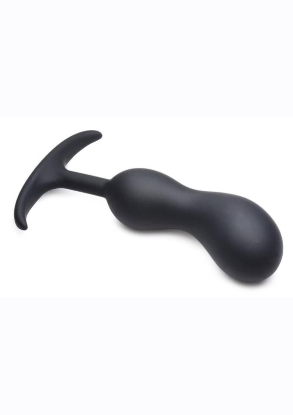 Heavy Hitters Comfort Plugs Silicone Anal Plug 7.4in - Black - Image 3