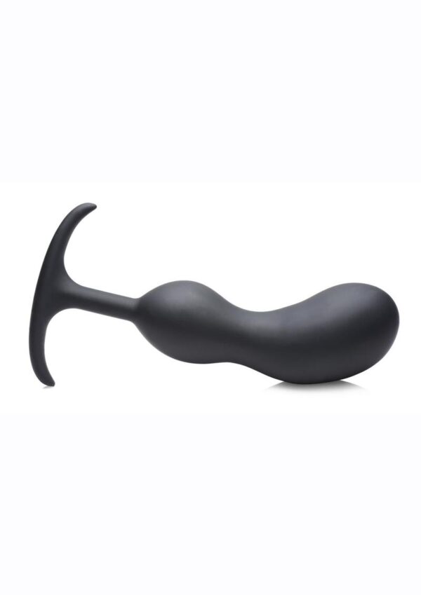 Heavy Hitters Comfort Plugs Silicone Anal Plug 8.2in - Black - Image 2