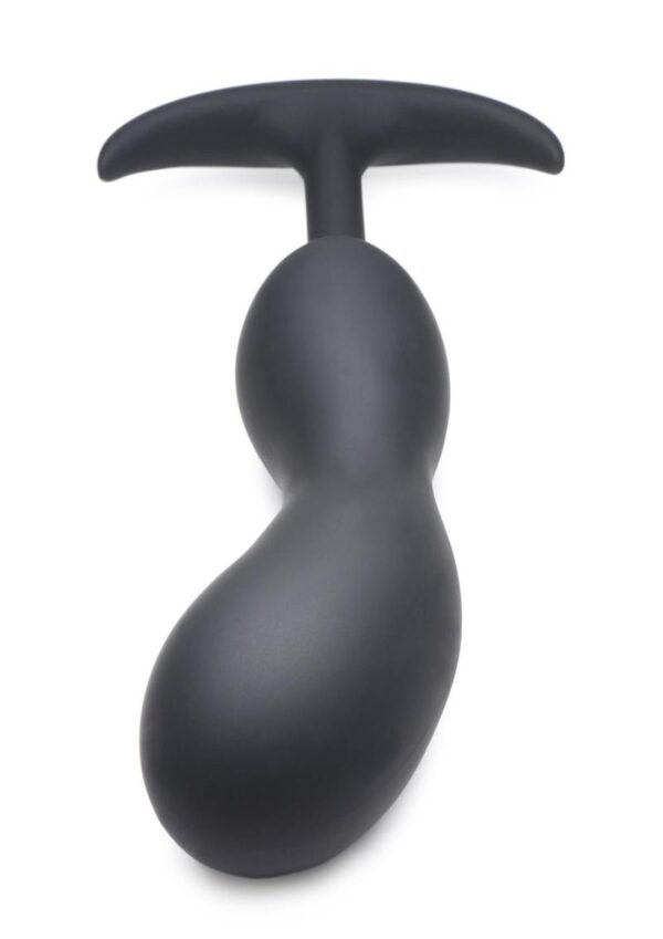 Heavy Hitters Comfort Plugs Silicone Anal Plug 8.2in - Black - Image 3