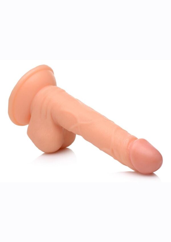 Pop Peckers Dildo with Balls 6.5in - Vanilla - Image 3