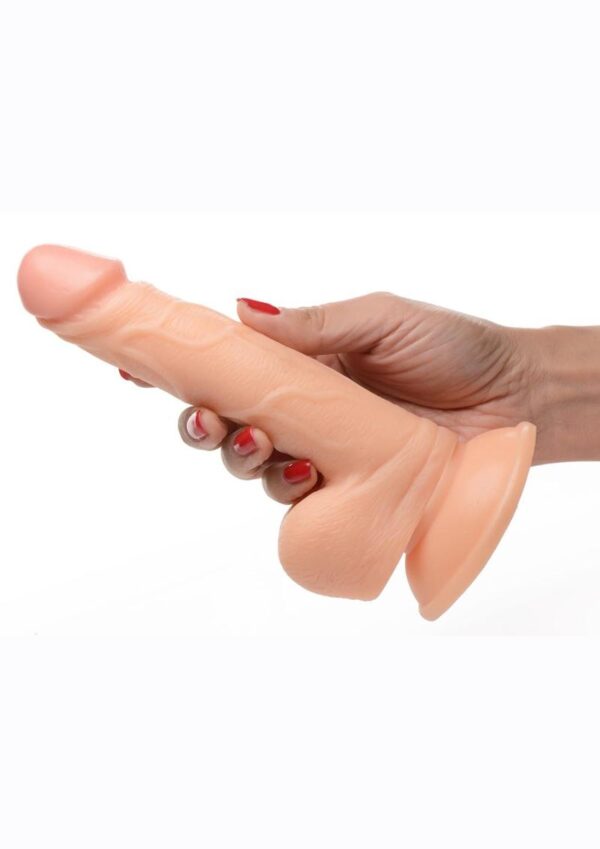Pop Peckers Dildo with Balls 6.5in - Vanilla - Image 4