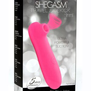 Inmi Shegasm Travel Sidekick 10X Suction Clit Stimulator - Pink
