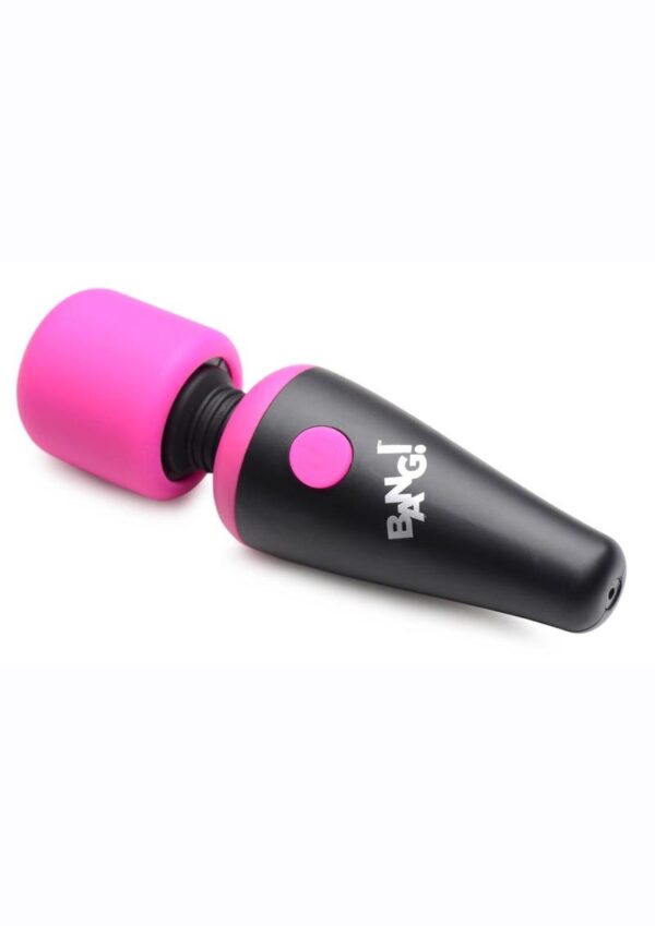 Bang! 10X Vibrating Mini Rechargeable Silicone Wand Massager - Pink - Image 2