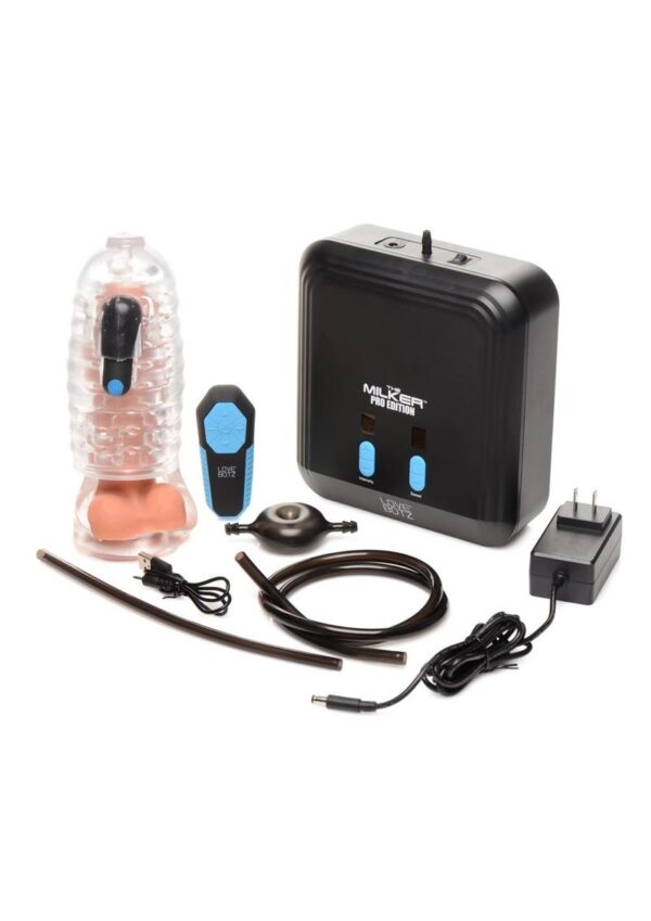LoveBotz The Milker Pro Edition Masturbator with Remote Control - Black - Image 3