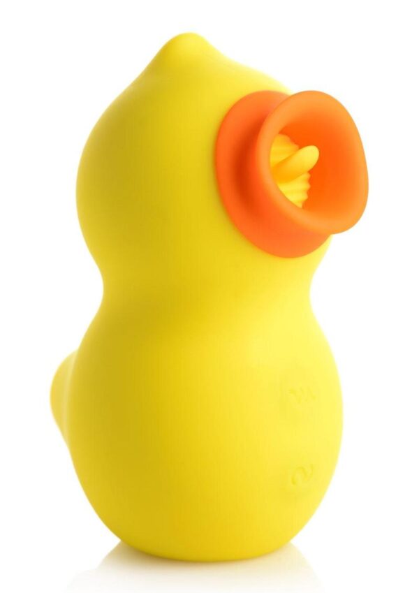 Inmi Sucky Ducky Deluxe Rechargeable Silicone Clitoral Stimulator - Yellow - Image 2