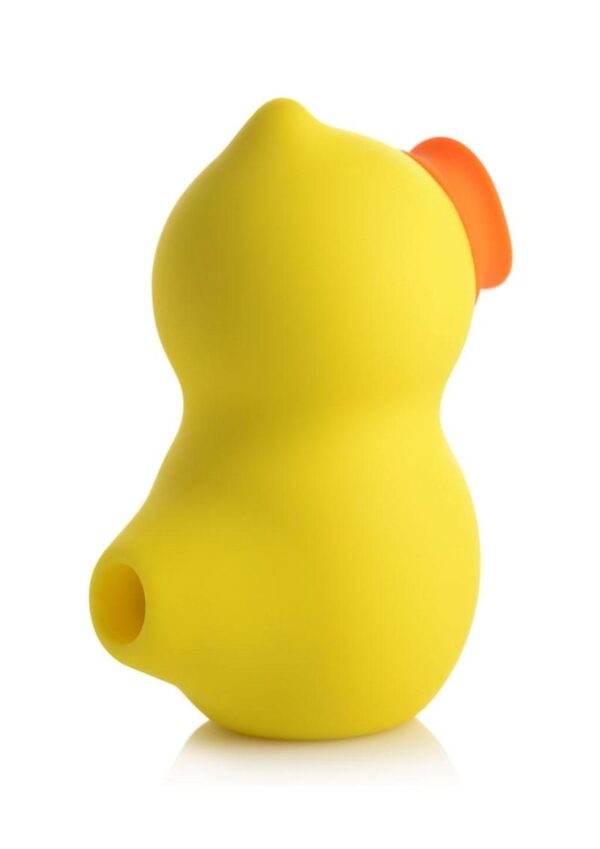 Inmi Sucky Ducky Deluxe Rechargeable Silicone Clitoral Stimulator - Yellow - Image 3