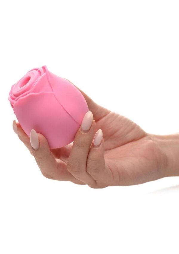 Inmi Bloomgasm Rose 10X Silicone Rechargeable Clitoral Stimulator - Pink - Image 4