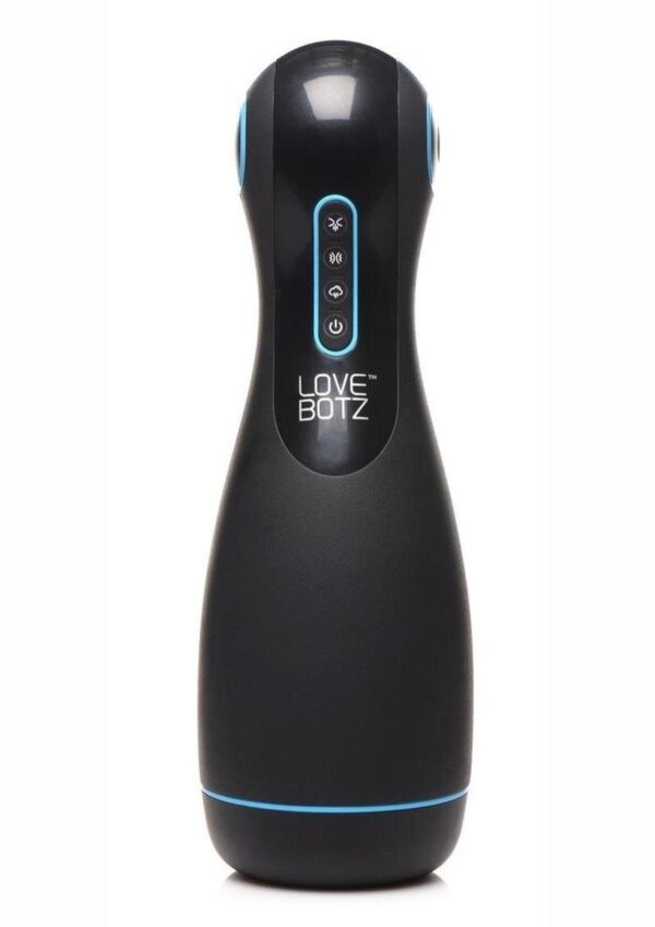 LoveBotz Auto Milker Extreme Rechargeable 16X Sucking Masturbator - Black/Blue - Image 2