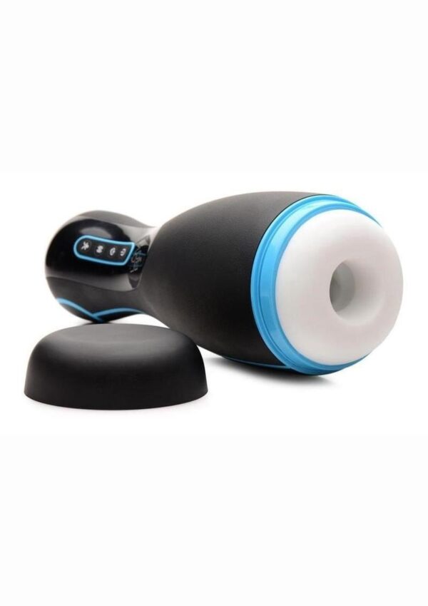 LoveBotz Auto Milker Extreme Rechargeable 16X Sucking Masturbator - Black/Blue - Image 3