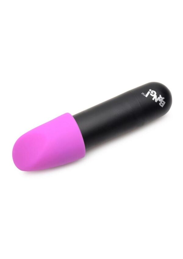 Bang! Rechargeable Bullet with 4 Attachments - Black - Image 3