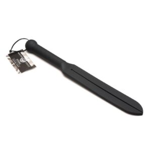Master Series Stung Silicone Tawse Whip - Black