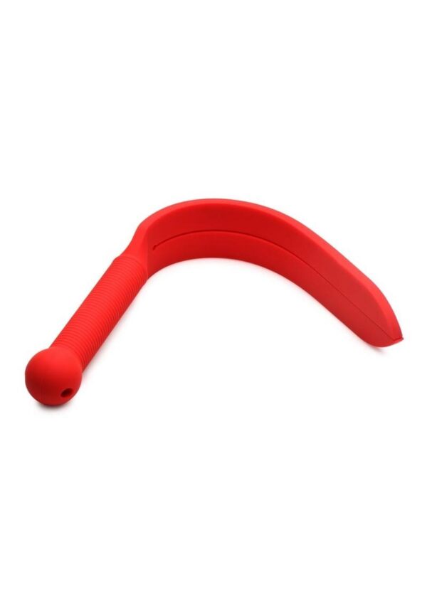 Master Series Stung Silicone Tawse Whip - Red - Image 3