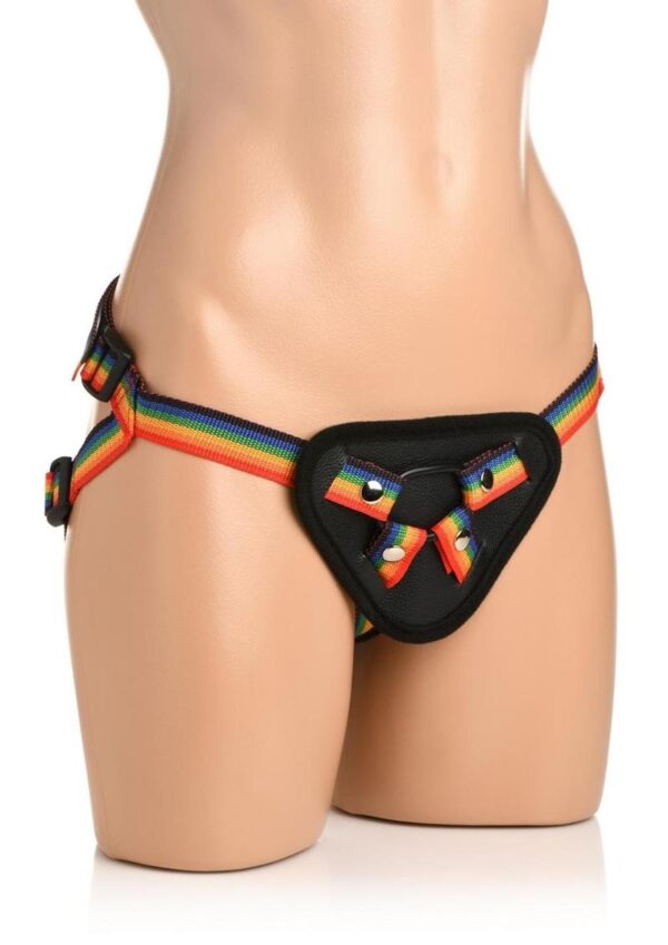Strap U Ride the Rainbow Universal Strap-On Harness - Rainbow - Image 3