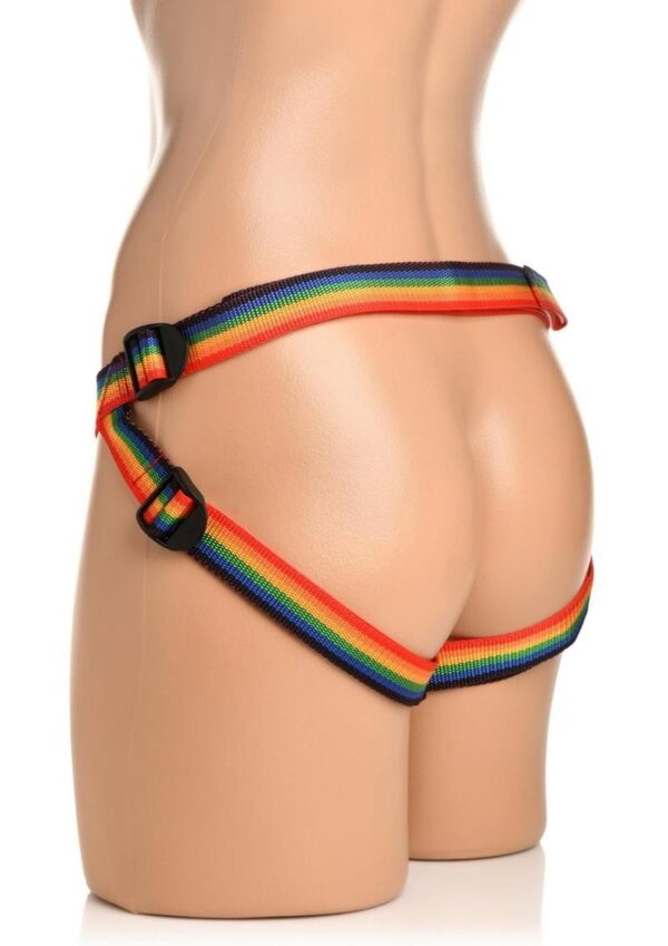 Strap U Ride the Rainbow Universal Strap-On Harness - Rainbow - Image 4