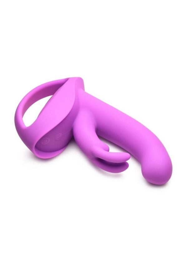 Inmi Come Hither Rocker Rechargeable Silicone Vibrator - Purple - Image 2